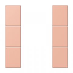 Taustiņs 3-viet, F50, Serie LS, rose clair