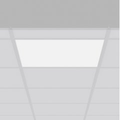 Gaismeklis PARLEDO, 31 W, 4500 lm, 840, white, DALI Lay-in luminaires, L 622 B 622 HEL 41, Plastic (PC) opal