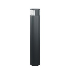 LED bollard light made from high-quality aluminium with lotus effect