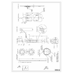 Apgaismojuma stabs 6m konisks cinkots diam. 60/125mm sieniņas biezums 3mm