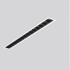 Gaismeklis BEAMLINE SLIM, 36 W, 2900 lm, 927, white, on/off Recessed ceiling luminaires, L 435 B 45 H 2 HEL 60, Mini-Reflector-System