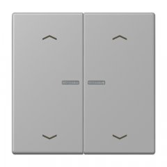 JUNG HOME taustiņš 2-viet, ar bultiņu simboliem<br />
, Serie LS, gris moyen