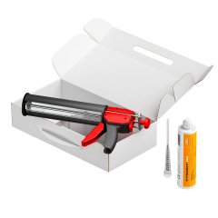 Starta komplekts ar kārtridžu pistoli 415x210x85, balts FBS-ST