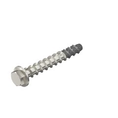 Sešstūra enkurskrūve ar presētu disku 10x75mm, V4A, 1.4401