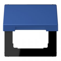 Rozetes vāks ar atsperi, termoplasts krāsots, Serie LS, bleu outremer 59