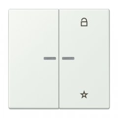 eNet taustiņš unversālais 2-viet, duroplasts, Serie LS, outremer gris