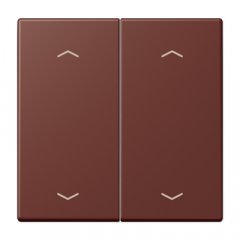 Taustiņs KNX slēdzim, ar virzienrādītāju 2-viet, Serie LS, terre sienne brûlée 31