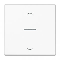 eNet žalūzijas poga ar 1-grupas radio uztvērēju, ar bultiņu simboliem, duroplast, LS sērija, Alpine white