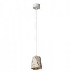 Decor Gleam Pendant Box E27 White