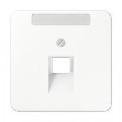 Virsma IAE/UAE-datu rozetei 1 x 8-polig, marķējams, termoplasts, Serie CD, balts