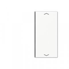 Taustiņs slēdzim 2-viet, ar virzienrādītāju, F40, Serie A, balts