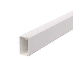 Sienas un griestu kanāls ar līmplēvi 15x30x2000, PVC, dzidri balts, 9010