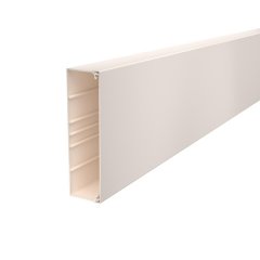 Kabeļu kanāls ar perforēto pamatni 60x210x2000, PVC, krēmbalta, 9001