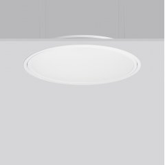 Gaismeklis TRIONA round, 31 W, 3900 lm, 840, white, DALI Recessed ceiling luminaires, D 725 H 2 HEL 89, Plastic (PMMA) prismatic