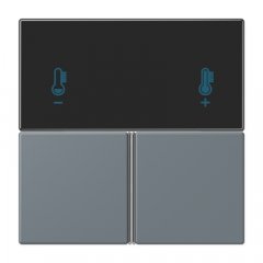 Taustiņs 3-viet, F40 KNX telpas kontrolierim, Serie LS, gris 59