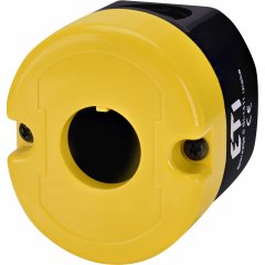 Tukša kārba - 1vietīga , dzeltens vāks, melns korpuss