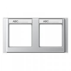 Rāmītis 2-vietīgs, marķējams, horizontāla montāža, A 500, alumīnija