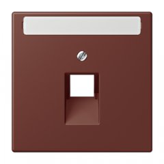 Virsma IAE/UAE-datu rozetei 1 x 8-polig, marķējams, termoplasts lakots, Serie LS, terre sienne brûlée 31