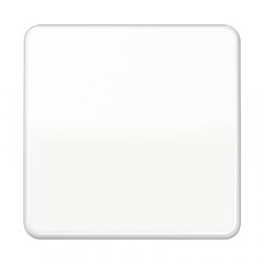 Taustiņs 1-viet, termoplasts, Serie CD, balts