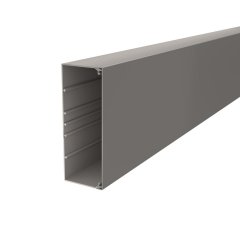 Kabeļu kanāls ar perforēto pamatni 80x210x2000, PVC, akmens pelēks, 7030