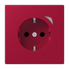 Kontaktligzda JUNG HOME SCHUKO, 16 A 250 V ~, skrūvju spailes, ar indikātoru un bērnu drošību, termoplasts krāsots