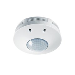 360° ceiling-mounted presence detector, recessed-mounted, KNX bus, temperature measurement, relative humidity measurement, VOC measurement, approx. range Ø 8 m, remotely controlled