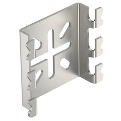 Montāžas plaksne mazs, sietveida kabeļu renei 110x68, V4A, 1.4401, 2B