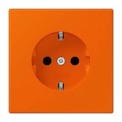 Kontaktligzda SCHUKO, 16 A 250 V ~, ar bērnu drošību, Serie LS, oranža