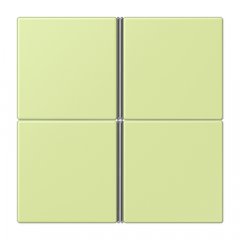 Taustiņs 4-viet, F40, Serie LS, vert jaune clair