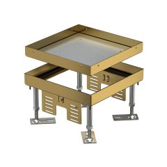 Kvadrata kasete tukšs 200x200mm, CuZn RKN2 4 MS 25