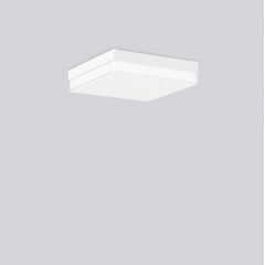 Gaismeklis FLAT SLIM square, 13...21 W, 1350...2400 lm, 830, 840, white, DALI Ceiling and wall luminaires, L 300 B 300 H 67, Opal glass