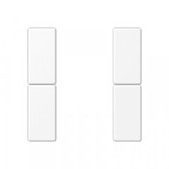 Taustiņs 2-viet, F50, Serie A, sniegbalts matēts