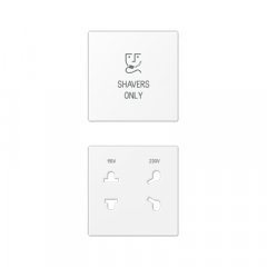 Virsma kontaktligzdai 2-viet, ar simbolu, Serie A, sniegbalts matēts