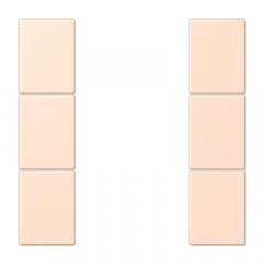 Taustiņs 3-viet, F50, Serie LS, rose pâle