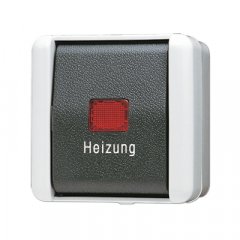 Slēdzis Heizungsschalter, Universal Aus-Wechsel, 10 AX 250 V ~, IP 44, WG 800