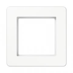 Rāmītis 1-vietīgs, vertikālā un horizontālā montāža, termoplasts, A FLOW, balts