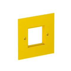 Montāžas adapteris 1x Modul 45 95x95mm, PA, dzeltens, 6000 VH-P4