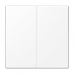 Taustiņs 2-viet, Serie LS, sniegbalts matēts