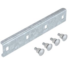 Taisns savienojums ar skrūvem kabeļu trepem SL 42 170x42, St, FT