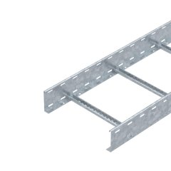 Kabeļu trepe perforēta, ar VS spraišļiem 110x400x6000, St, FT