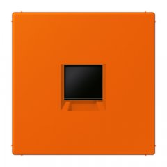 Virsma (ar fiksatoru) modulārai datu rozetei 1-vietīga, UMA-CAT6A, termoplasts lakots, Serie LS, oranža