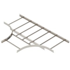 T-elements kabeļu trepem ar VS spraišļiem 60x600, V2A, 1.4301, 2B