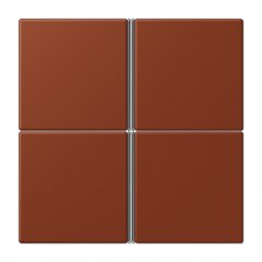 Taustiņs 4-viet, F40, Serie LS, terre sienne brûlée 59