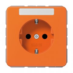 Kontaktligzda SCHUKO, 16 A 250 V ~, marķējams, termoplasts, Serie CD, orange