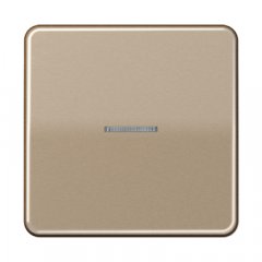 JUNG HOME taustiņš 1-viet, Aluminium eloxiert, Serie CD, gold-bronze