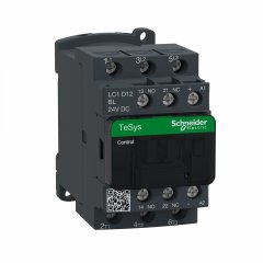 Palaidējs, TeSys Deca, 3P(3NO), AC-3/AC-3e, <=440V, 12A, 24V DC low consumption coil, screw clamp terminals