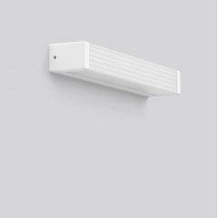 Gaismeklis R40, white, on/off Linear light fittings, L 457 B 55 H 80, Opal glass