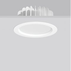 LEDONA ECO round, 30 W, 2400 lm, 840, white, Phase-cut Recessed downlights, D 230 H 2 HEL 111, 110°