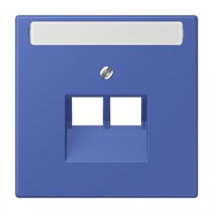 Virsma IAE/UAE-datu rozetei 2 x 8-polig, marķējams, termoplasts lakots, Serie LS, bleu outremer 31