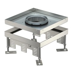 Kvadrata kasete SL tubusa instalācijai 243x243x100, V2A, 1.4301 RKFN2 9 VMSL1N21